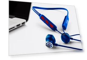 Neck Mounted Bluetooth Wireless Earphones — In-Ear Headphones, HOBBYBOX