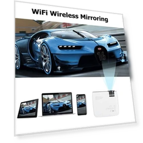 Portable HD LED Smart Projector — Home Theater Projectors