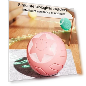 Rolling Ball Cats Motorized Toy Pets Teasing Toys — Cat Playthings