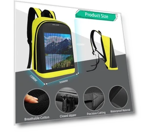 Smart LED Dynamic Backpack — Casual Daypacks, Crelander
