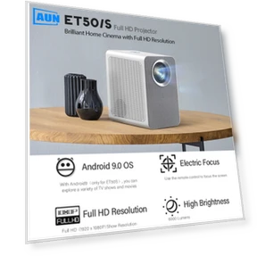 Smart LED Mini Projector — Home Theater Projectors, AUN