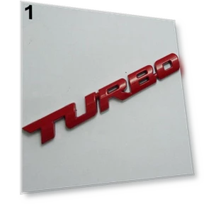 3D Alloy Turbo Car Motorcycle Emblem Sticker — Car Stickers & Decals, Chemey