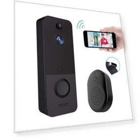 720p HD Wireless Wi-Fi Video Doorbell — Smart Home Security, RuKing