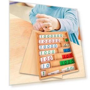 Montessori Decimal Bank Game Toy — Counting & Math, HappyToy