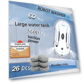 Window Cleaning Robot with Sprayer and Wipes — Smart Cleaning Robots, biidismart