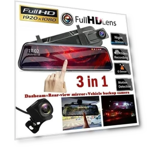 10-inch IPS Full Touch Screen 1080P Dash Cam — Dashboard Cameras, MDH