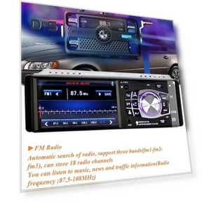 4.1-inch Touchscreen Bluetooth Car Stereo with Rear Camera — Car Installation Essentials, Superway