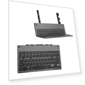 Foldable Bluetooth-Compatible Keyboard with Bracket — Keyboards, BABY YOU