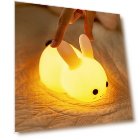 Touch Night Lights with Rabbit — Night Lights, Factory Discount Outlet