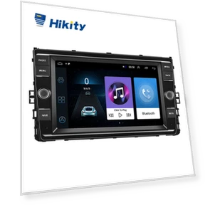 Android 9.0 2 Din 8" Сенсорный экран Автомобильный радиоприемник — Stereo Receivers, Hikity