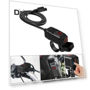Motorcycle USB Charger with Dual USB Type C Ports — Chargers, Enjoy Smart Home