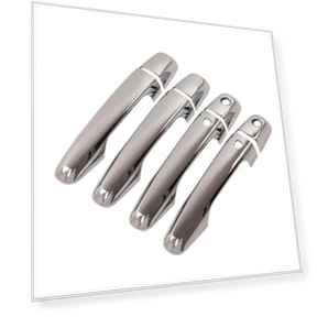 Smart Entry Button Chrome Car Door Handle Cover — Car Door Entry Guard, FUNDUOO