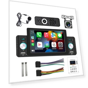 5-inch Touch Screen Single DIN Car Stereo Radio — Stereo Receivers, Auto Accessories Home