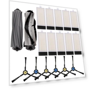 HEPA Filter with Side Brush and Roller — Parts & Accessories, Lntelligent Living Hall