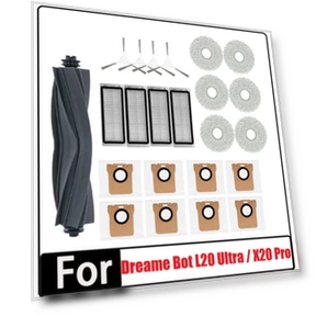 Accessory Kit for Dreame Bot L20 Ultra / X20 Pro Robot Vacuum — Parts & Accessories, Elegant Living House