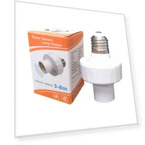 Induction Radar E27 Socket Smart Bulb Lamp Human Sensor Base Motion Detector Adapter — Motion Sensors, 28 Warooni