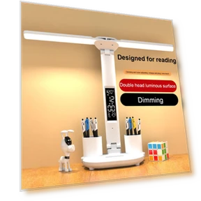 LED Desk Lamp with USB Rechargeable Touch Control — Study & Desk Lighting, Home Furnishing Department Mall
