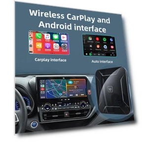 2in1 Smart AI Box Wireless CarPlay and Android Auto Adapter — Stereo Receivers, JOHO - CarGear