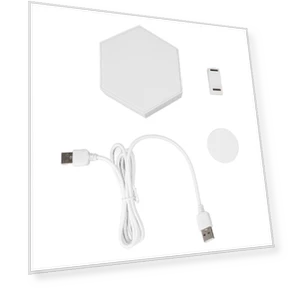 Hexagonal LED Wall Light with Touch Control — Wall Lighting, Sport2ZY