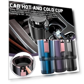 Smart Car Cup Holder with Heating and Cooling — Car Cup Holders, JOHO