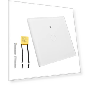 Wi-Fi RF Light Switch with Touch Control — Ceiling Fan Wall Controls, Canaryy-duoqiao