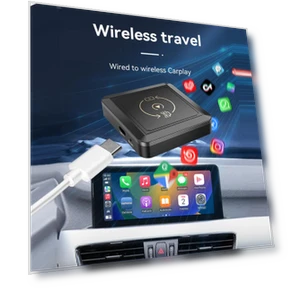 2 in 1 Wireless CarPlay Dongle and Android Auto Box — Stereo Receivers, YJMP Auto Parts