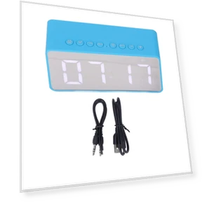 HD Mirror Alarm Clock with Bluetooth Speaker — Alarm, ZuiyouGongyi1