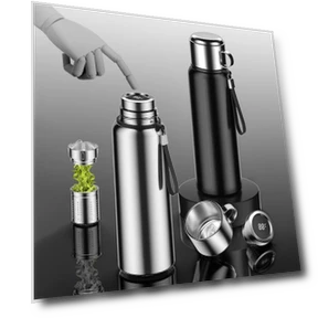 Smart Vacuum Insulated Thermos Mug — Travel Drinkware, MDH