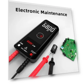 Smart Digital Multimeter with True RMS, 9999 Counts, Color Display — Multimeters & Analyzers, BSIDE