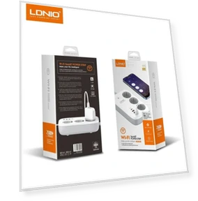 Smart WiFi Power Strip Extension Cable with 3 EU Plug and 4 USB Ports — Power Solutions & Surge Protection, LDNIO