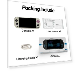 Smart Pro Handheld Game Console with 4.96-inch IPS Screen — Handheld Games, Trimui