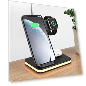Multi 4 in 1 Fast Wireless Charging Station — Chargers, ESSAGER