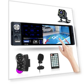 1 Din 4.1 Car MP5 Player with Touch Screen — Stereo Receivers, Podofo
