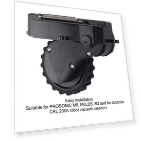 Replacement Left Wheel for Robot Vacuum — Parts & Accessories, TaoPo Directs
