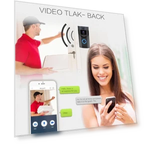 WIFI Smart 1080p Doorbell — Smart Home Security, CAR COME