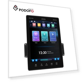 1 Din 9.5-inch Vertical Touch Screen Car MP5 Player — Stereo Receivers, Podofo