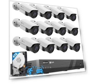 12 Camera Security System — Outdoor Security Cameras, 4COVR