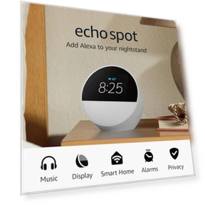 Smart Alarm Clock with Alexa — Alarms & Clocks, Amazon