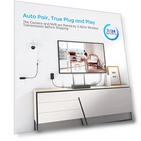 WiFi Security Camera System — Smart Home Security, SMONET