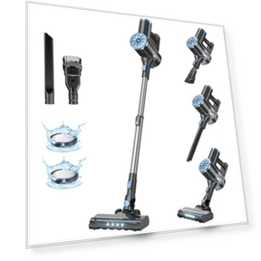 Cordless Vacuum Cleaner with Self-Standing — Cordless Vacuums & Sweepers, VIPSUN