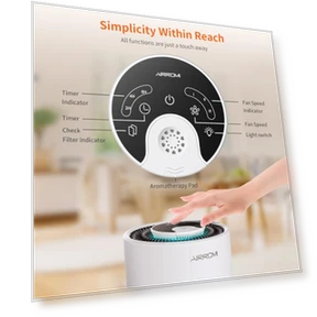 HEPA Air Purifier — Activated Carbon Air Purifiers, AIRROMI