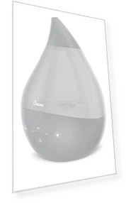 Ultrasonic Cool Mist Humidifier with Sound Machine, Night Light, Aroma Tray — Air Moisturizers, Crane