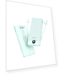 Portable Charger with Built in Cables and Wall Plug — Chargers, VEGER