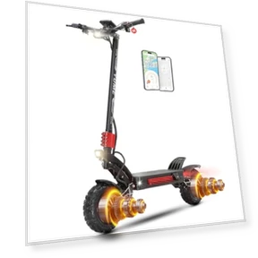 Raptor 6000W Motor Scooter — Electric Self-Balancing Scooters, M YUME SCOOTER