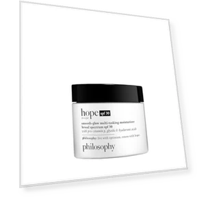 Smooth-Glow Multi-Tasking Face Moisturizer + SPF 30 — Facial Hydration, philosophy