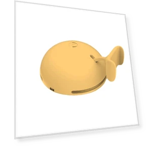 Whale-Shaped Air Purifier with Phone Holder — Portable Air Purifiers