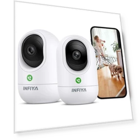 360 Security Camera Indoor — Smart Home Security, INFIYA