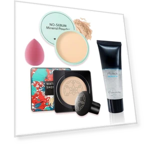 Air Cushion CC Cream Foundation Set — Eye & Face Kits, DWDiWen