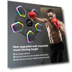 Music Boxing Machine with Parent-Child Gloves — Boxing Training Gear, SHGUMITE