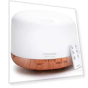 Premium Essential Oil Diffuser with Remote Control — Diffusers, ASAKUKI